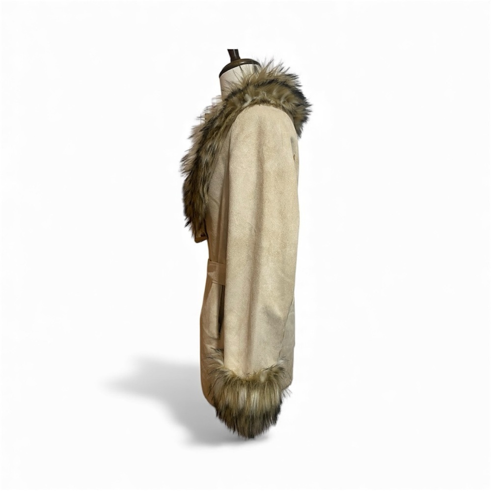 Carlo Pozzi Collection Faux Fur coat SZ L - Picture 3 of 11